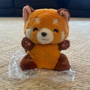 Adorable Breathing Plush Red Panda Toy - NEW